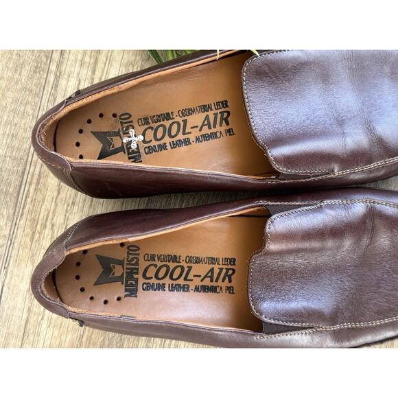 MEPHISTO Mens 9.5 Edlef Leather Slip On Loafers Cool Air Comfort Orthotic Casual main image 11
